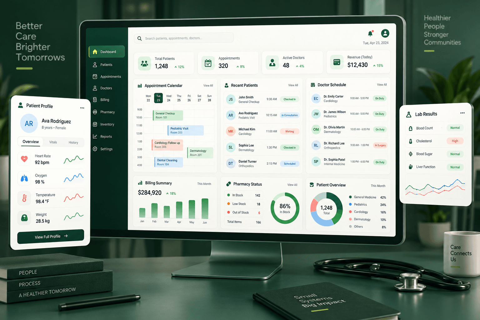 Hospital Management System project preview