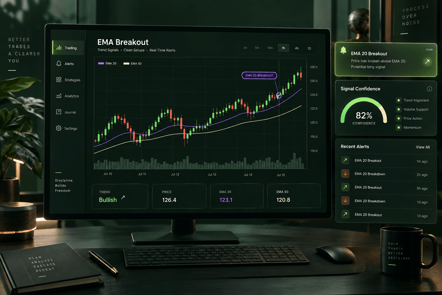EMA Alert System interface and project preview